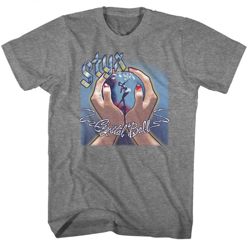 Styx Bright Ball Graphite Heather Adult T-Shirt