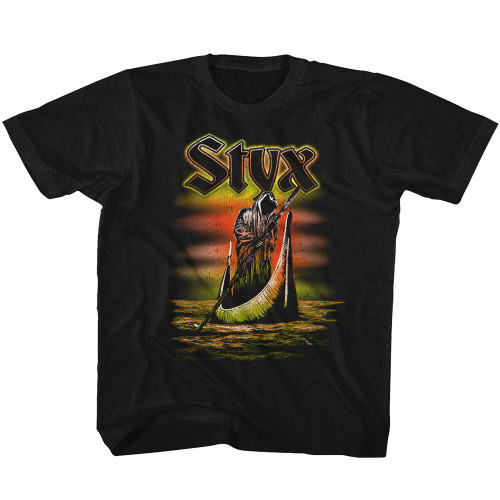 Styx Ferryman Black Youth T-Shirt