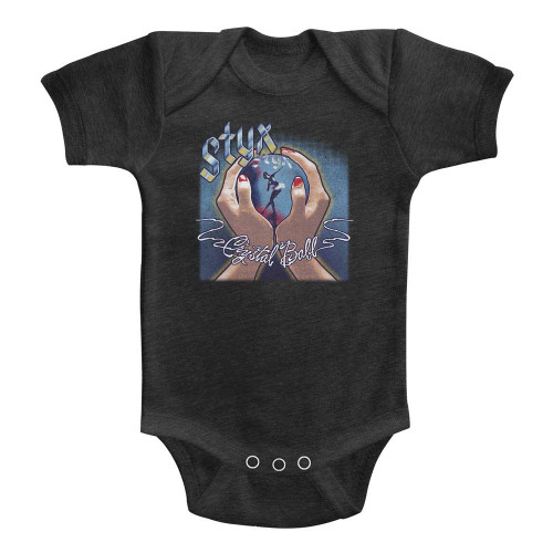 Styx Bright Ball Vintage Smoke Infant Heather Baby Onesie