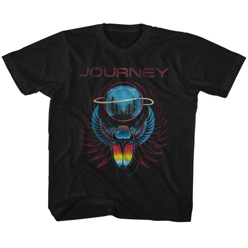 Journey Beetle Planet Black Youth T-Shirt