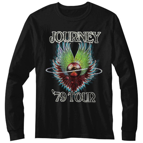Journey 1979 Black Adult T-Shirt