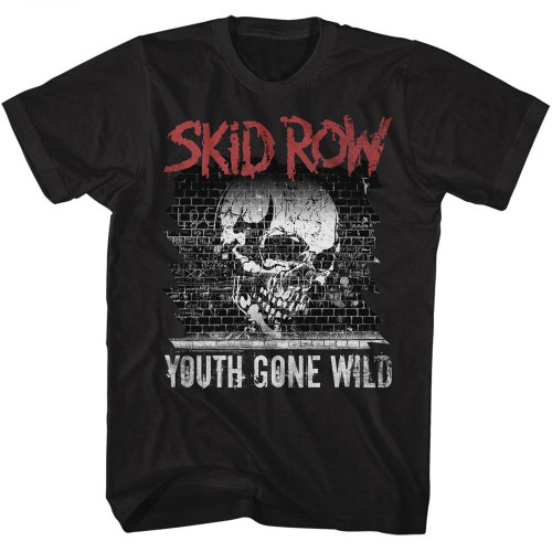 Skid Row Graffiti Gone Wild Black Adult T-Shirt