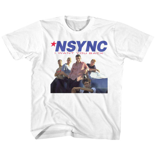 NSYNC Want You Back White Youth T-Shirt