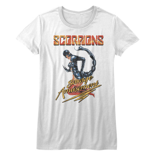 Scorpions Savage A White Junior Women's T-Shirt