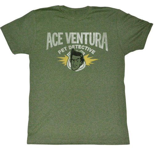 Ace Ventura Pet Detective Green Adult T-Shirt