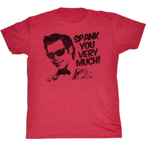 Ace Ventura Spank You Very Much Red Adult T-Shirt