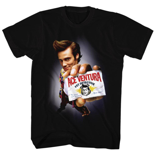 Ace Ventura Movie Black Adult T-Shirt