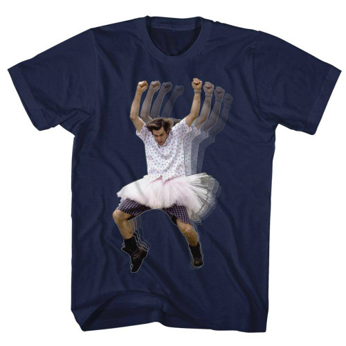 Ace Ventura Dance Navy Adult T-Shirt
