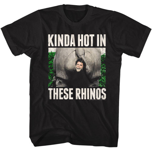 Ace Ventura Rhinos Black Adult T-Shirt