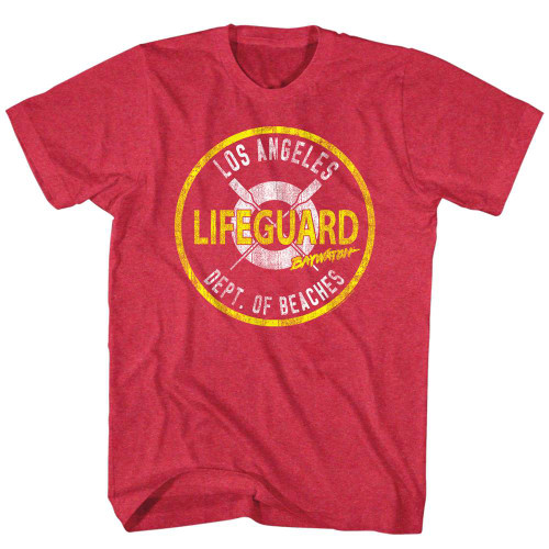 Baywatch Floatie Red Adult T-Shirt