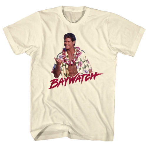 Baywatch Righteous Natural Adult T-Shirt
