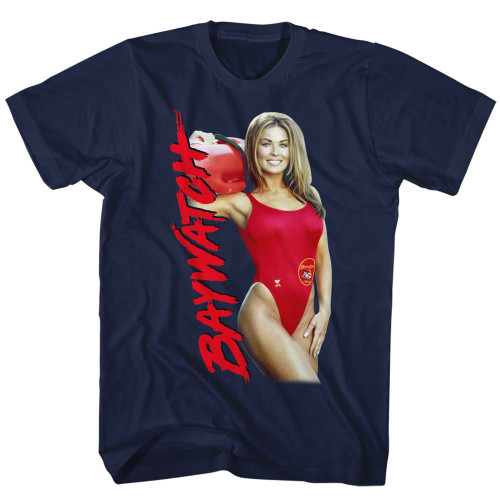 Baywatch Electra-Fying Navy Adult T-Shirt