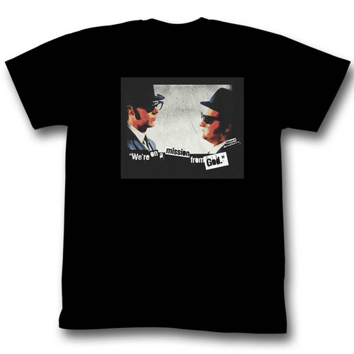 Blues Brothers Mission Black Adult T-Shirt