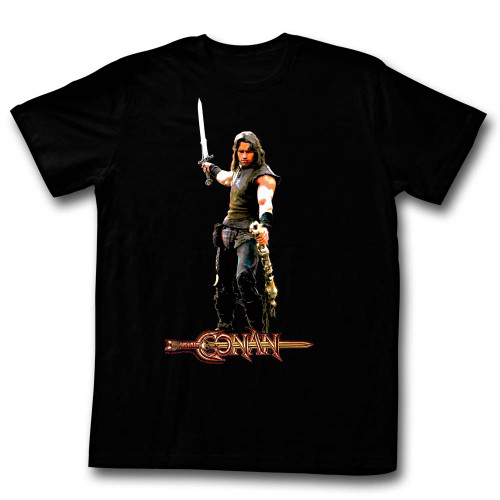 Conan The Barbarian It's A Weasel Black Adult T-Shirt