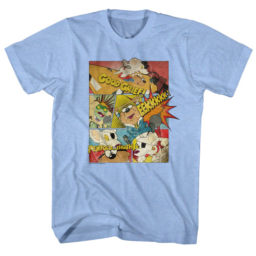 Danger Mouse Good Grief Light Blue Adult T-Shirt