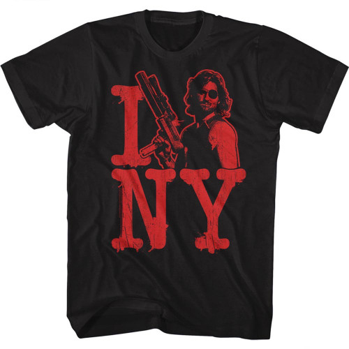 Escape From New York I Snake NY Black Adult T-Shirt