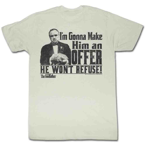 Godfather An Offer Natural Adult T-Shirt