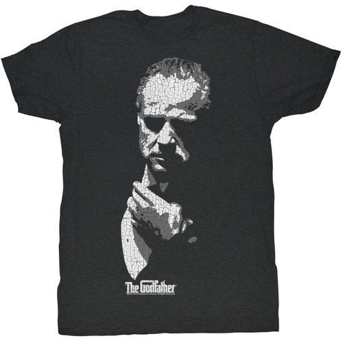 Godfather Shadow Black Heather Adult T-Shirt