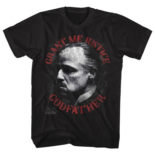 Godfather Justice Classic Black Adult T-Shirt