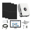 solar kit Canadian 450 black, SMA hybrid inverter