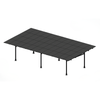 Solar Carport Mount for 48 Panels Chiko USA Premier CK-4P-CPT-STL-BLK-4-CAR-SS