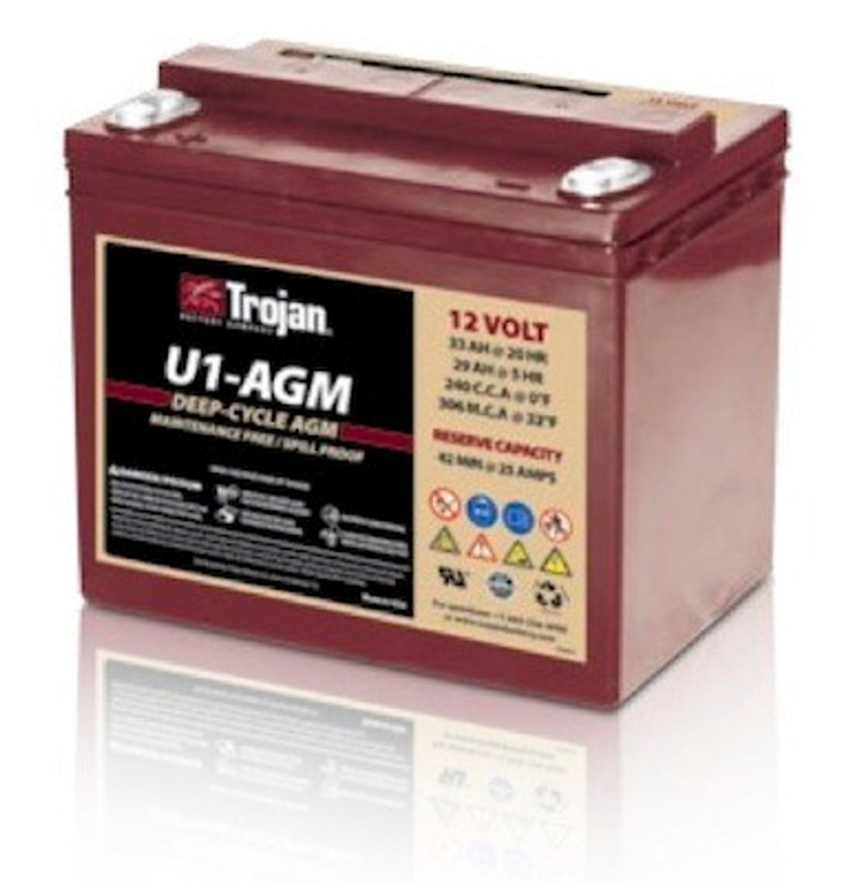 Batería Solar Trojan AGM SAGM 12V 135A