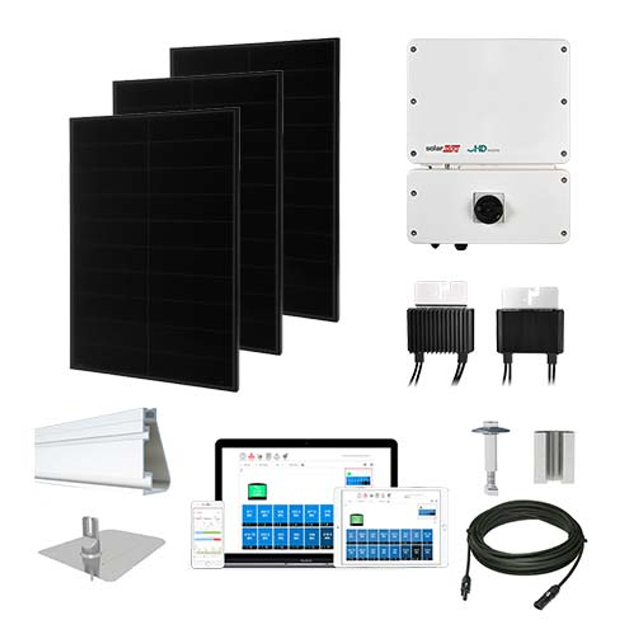 SKU KIT410-3,6-6-GREY KIT FOTOVOLTAICO MONOFASE 3280W INVERTER