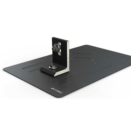 Unirac Flat Flashing 8 X 12 Black Aluminum