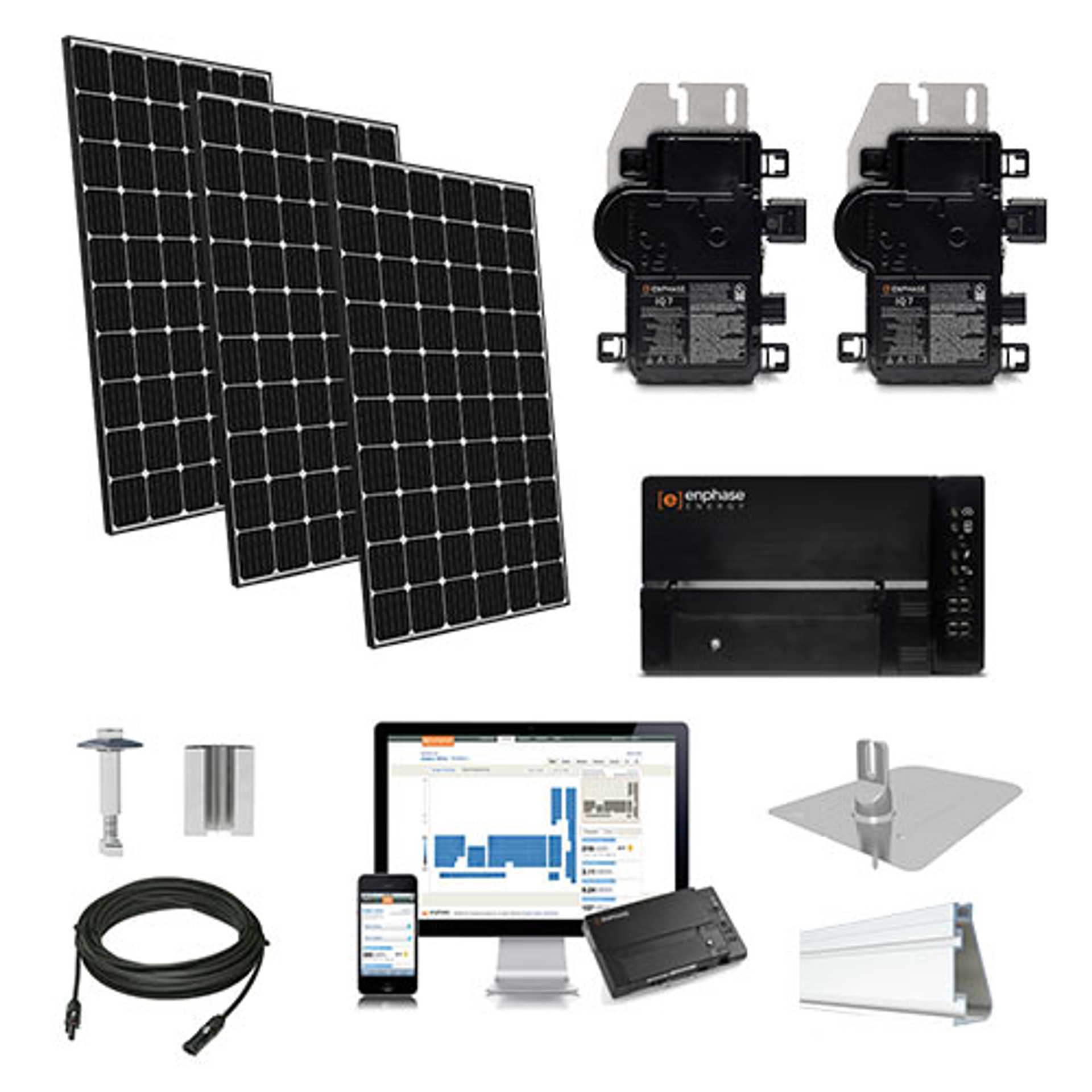 Solar Panel Kits with MicroInverters SunWatts