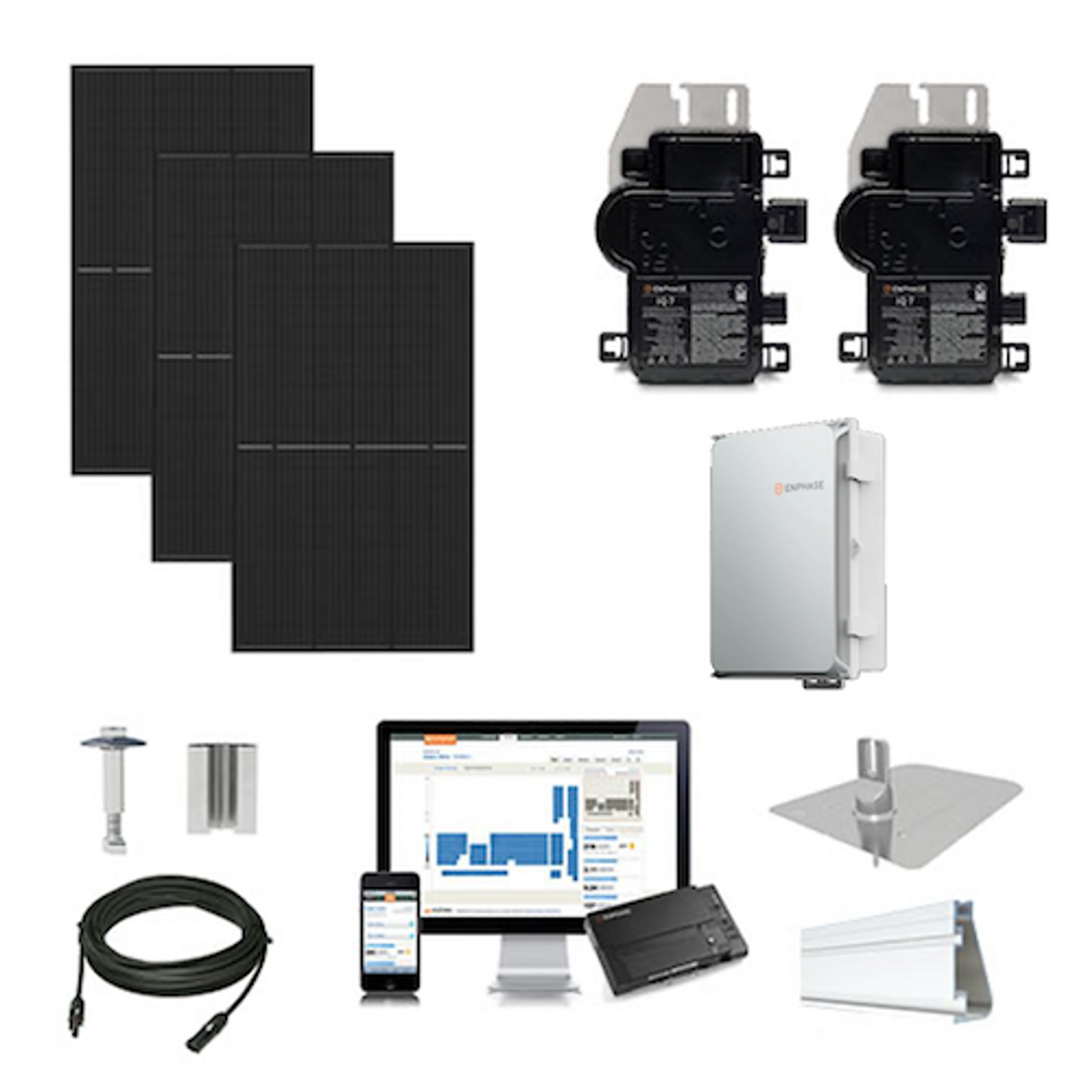 5.1kW solar kit Sunpower Q.Cells 425 watt black Q.TRONBLKMG2+425, 25