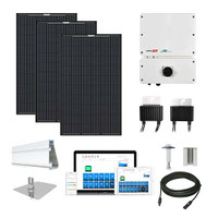 Mission MSE345 black SolarEdge HD optimizers Solar Kit