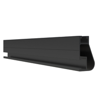 IronRidge, XR10 168" Rail, Black, XR-10-168B