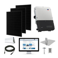 Solaria 400 Black, SMA inverter Solar Kit