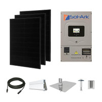 Solaria 400 Black Sol-Ark hybrid inverter Solar Kit