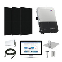 Silfab 400 All-Black XL SMA Inverter Solar Kit