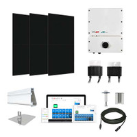 Silfab 400 All-Black XL SolarEdge HD Inverter Solar Kit