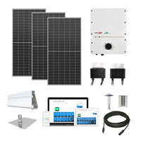 Kit solar Básico Trifásico – 10 paneles 330w/3300w/478Kwh/mes – INVT 6Kw