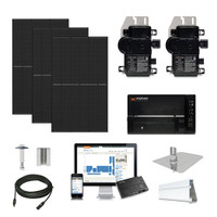 11 kW solar kit Hyundai 410 black bifacial, Enphase hybrid microinverter