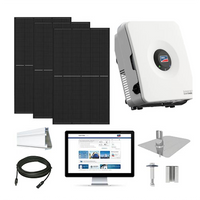 6 kW solar kit Mission 410 black, SMA hybrid inverter