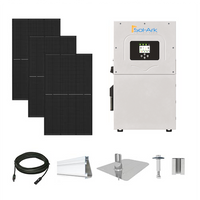 5 kW solar kit Canadian 450 black, Sol-Ark hybrid inverter