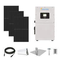 25 kW solar kit Canadian 450 black, Sol-Ark hybrid inverter