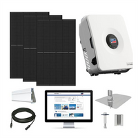 9kW solar kit Canadian 445 black, SMA hybrid inverter CS445-9kW-SMA