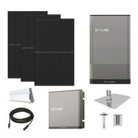 12.6kW solar kit Canadian 445 black, EP Cube inverter, 10kWh battery CS445-12kW-EPCube