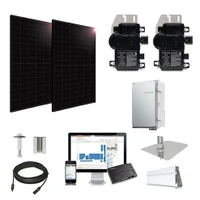 4.3kW solar kit Hyundai 440 black bifacial, Enphase hybrid micro-inverter HYD440-4kW-Enphase