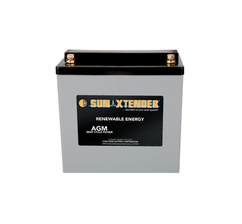 3 kWh Concorde Sun Xtender 12V AGM Battery PVX2580L SunWatts