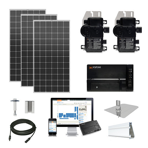 Silfab SIL400 XL Enphase Micro-inverter Solar Kit