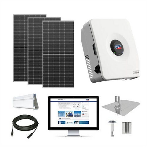 11.8kW solar kit Axitec 590 XXL bi-facial, SMA Smart hybrid inverter AX590-11kW-SMA