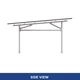 Solar Carport Mount for 48 Panels Chiko USA Maximo 185 CK-4P-CPT-STL-BLK-4-CAR-HWSN