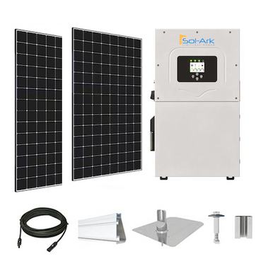 12.3kW solar kit Sunpower Maxeon 425 black SPR-MAX6-425- BLK, Sol