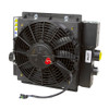 50 GPM AKG DCS16-12-BP65 Oil Cooler w/12 Volt DC Fan and Internal Bypass [904691]